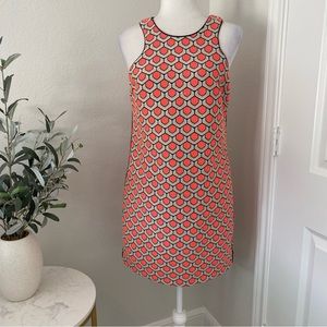 Trina Turk pink geometric sleeveless mini dresss 4